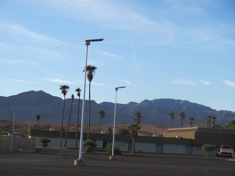 ML-80 solar lights at Echo Bay parking area