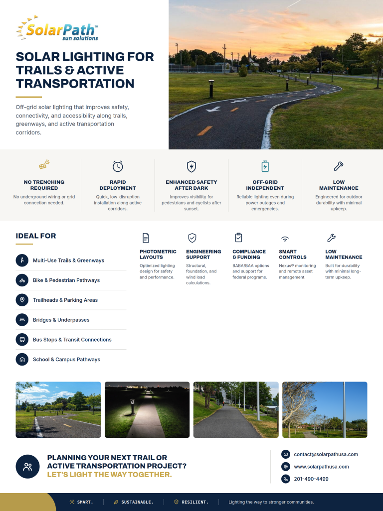 SolarPath one-pager - Parks Trails Active Transportation